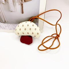 Sweet Style Adjustable Plush Doll Necklace in Beige Khaki