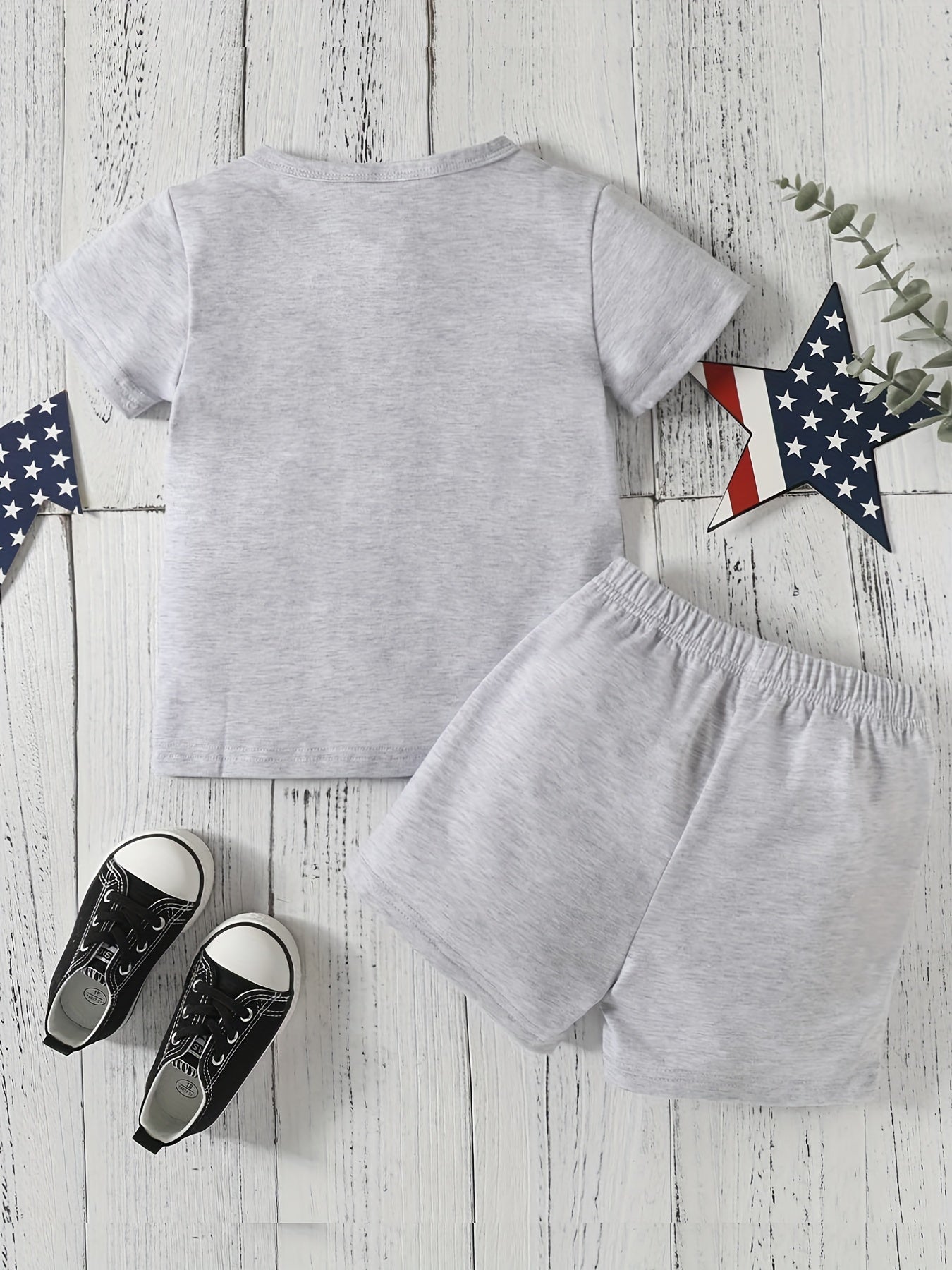 2pcs Baby Boys T-shirt & Shorts Set for Summer