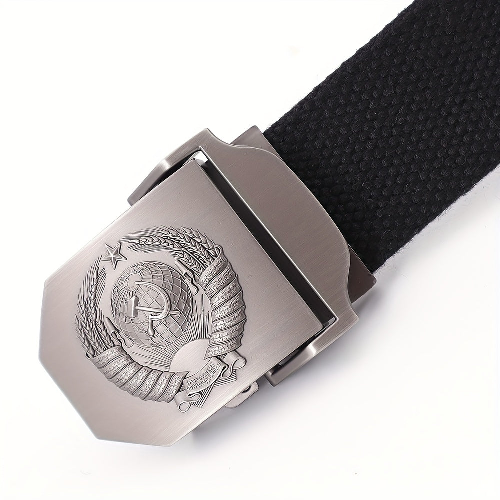 Outdoor Tactical Belt Alloy Snap Canvas Belt 5 Colors