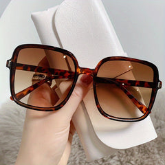 Oversized Square Sunglasses Gradient Glasses UV400