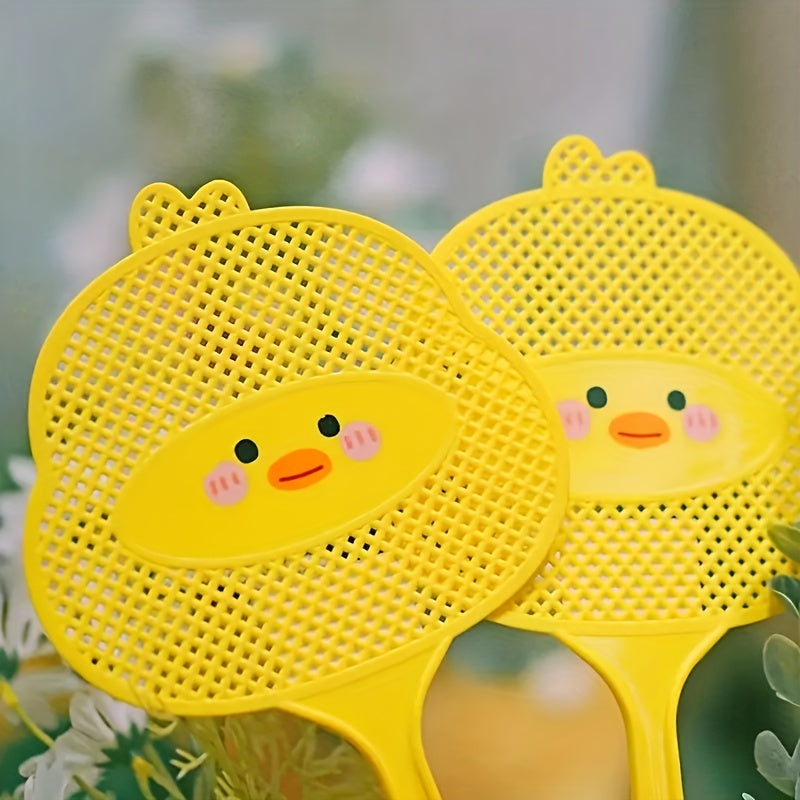 Cartoon Duck Mosquito Killer Swatter Long Handle Thickened Fly Swatter