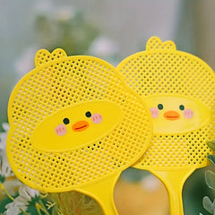 Cartoon Duck Mosquito Killer Swatter Long Handle Thickened Fly Swatter