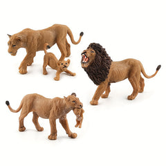 Realistic Lion Model Animal Model Toys Desktop Display Garden Display