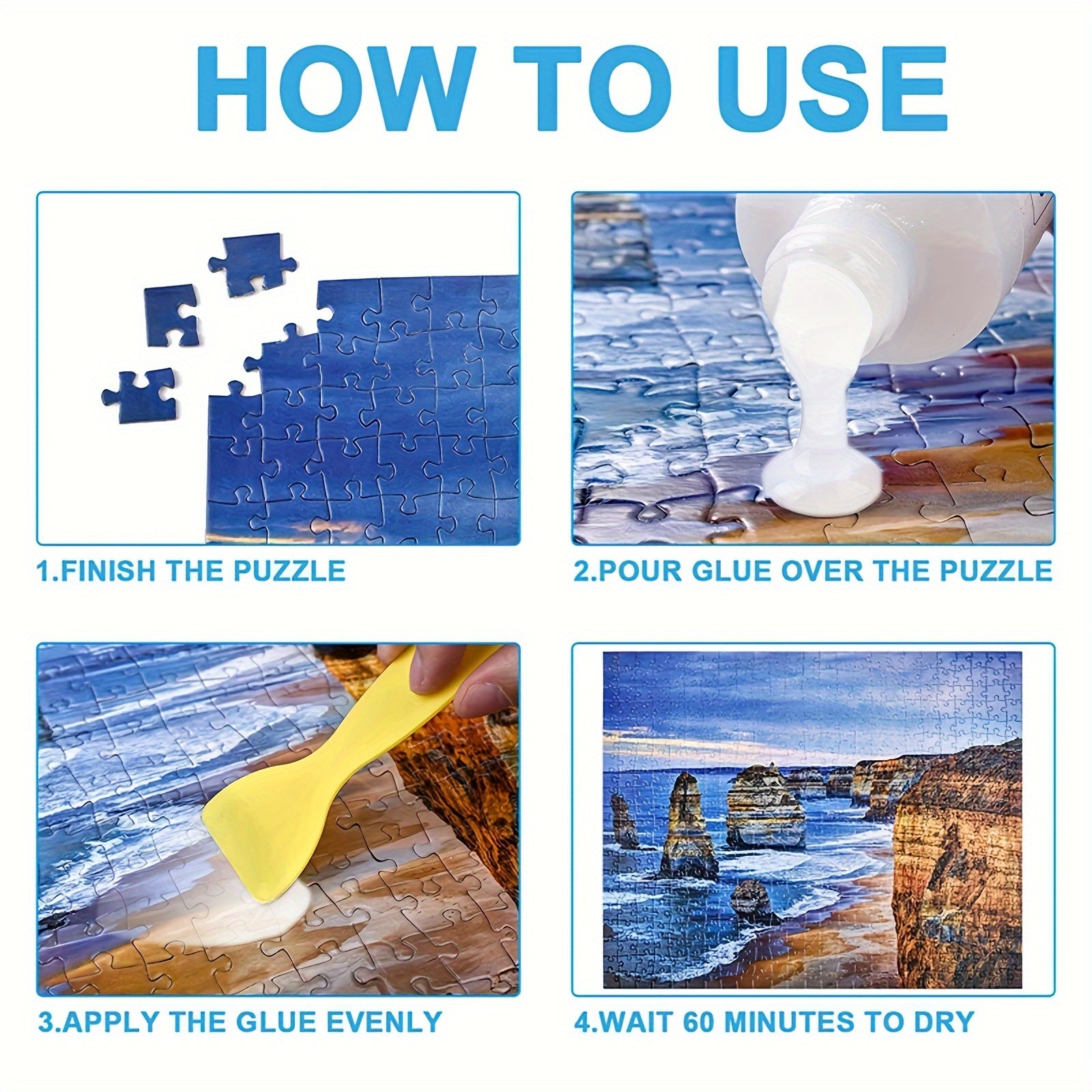 Water Soluble Puzzle Glue for Adults 200ML