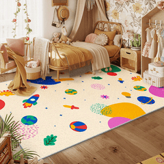 Children's Carpet Fun And Faux Cashmere Carpet Floor Mat