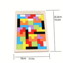 Wooden Puzzle Pattern Puzzle Game With 60 Challenges