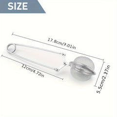 5 Large Stainless Steel Tea Filter for Seasoning