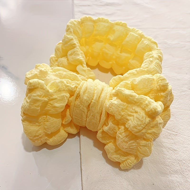 Bubble Bow Soft Elastic Headband for Baby Girls