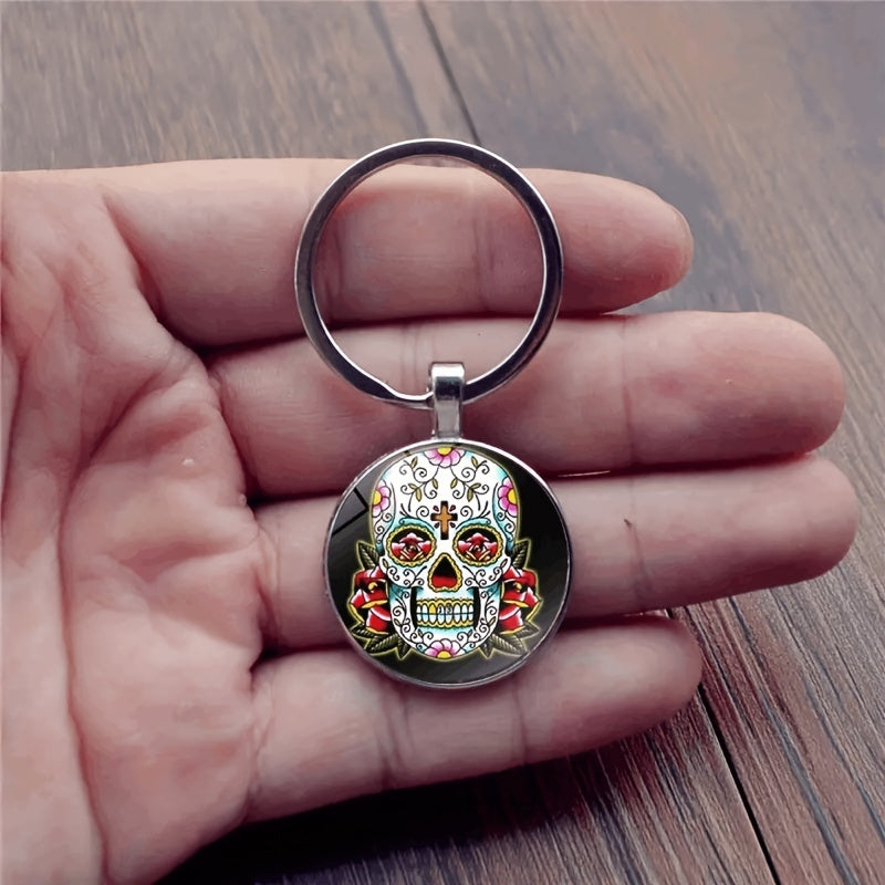 Skull Keychain Necklace Bag Charm Accessory Boys Girls