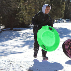 Portable Skiing Board w/ Handles for Safe Slid