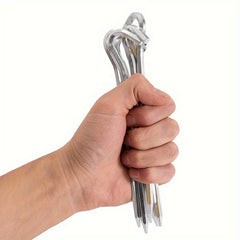 6pcs Outdoor Camping Ground Nails Canopy Steel Ground Nail