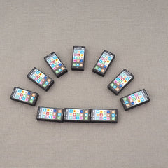 12pcs Modern Printed Phone Assembly Puzzle Toy Spare Parts for Man Figure Tools