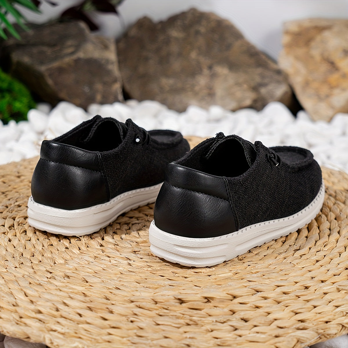 Boys Casual Canvas Lace Up Sneakers for Spring and Autumn