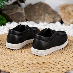 Boys Casual Canvas Lace Up Sneakers for Spring and Autumn
