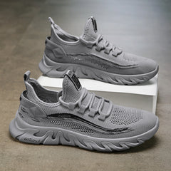 Men's Outdoor Breathable Lace-up Sneakers for Running Jogging