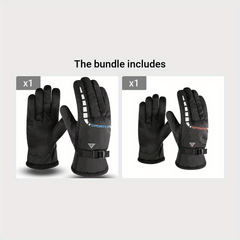 Winter Warm Mittens Men Women Outdoor Anti-skid Gloves Skiing Windproof Padded