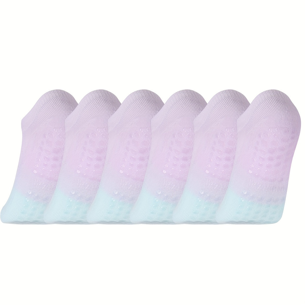 6Pairs Women's Non slip Yoga Pilates Socks Soft Comfortable Ankle Socks