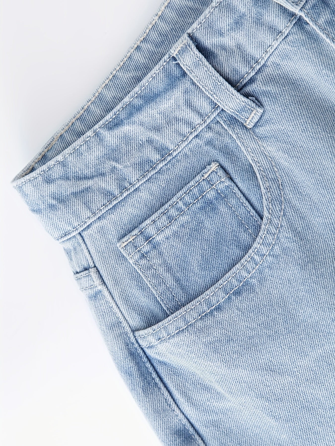 Loose Fit Ripped Denim Jeans for Women