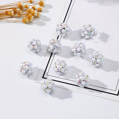 Colorful Pearl Pottery Mud Ball Accessories DIY Jewelry Ornaments Set