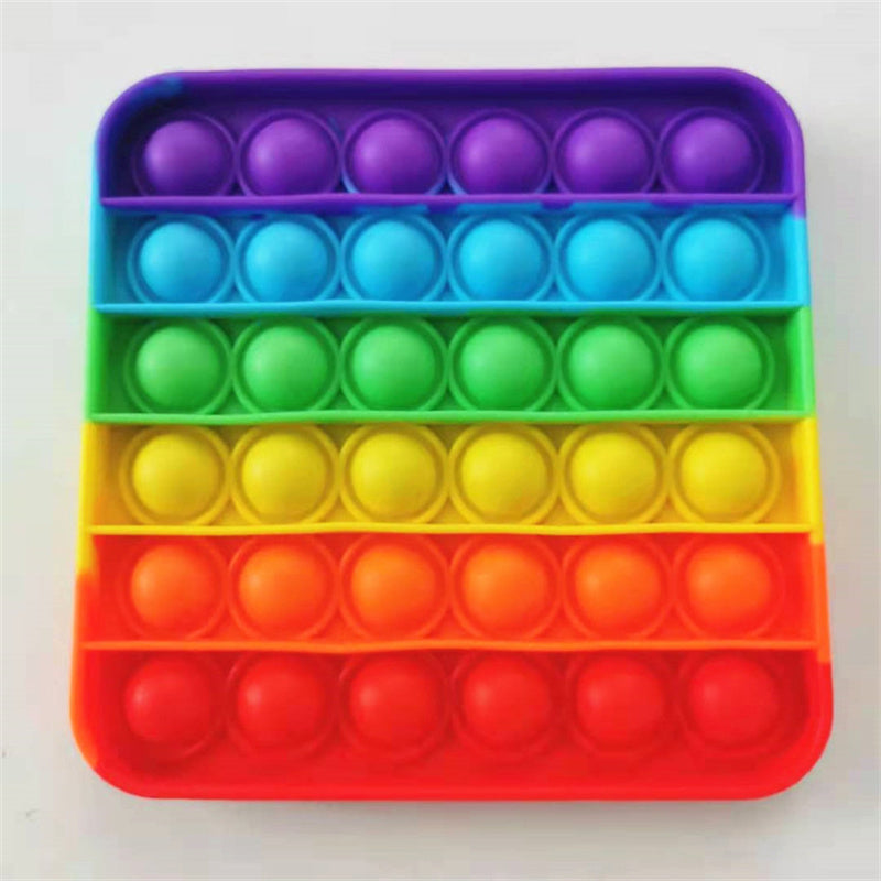 Pop Push Bubble Fidget Sensory Toy Stress Relief Anxiety Kids Adults