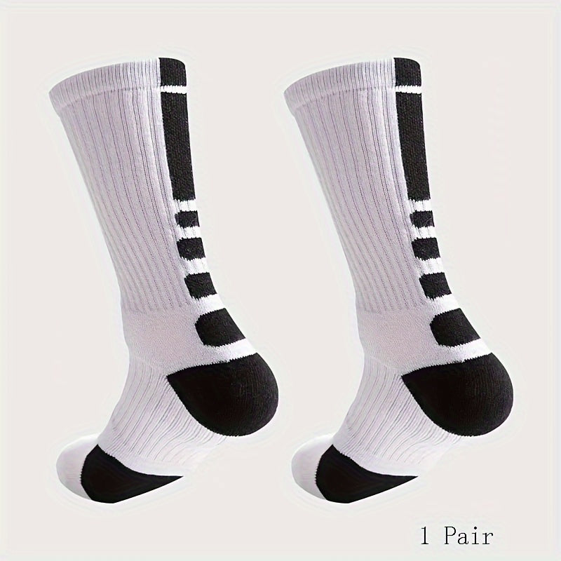 5 Pairs Thickened Basketball Socks for Children 28-35 Meters