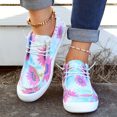 Women's Canvas Low Top Slip On Shoes