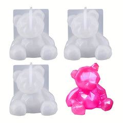 3D Bear Resin Mold Epoxy Resin Casting Moulds