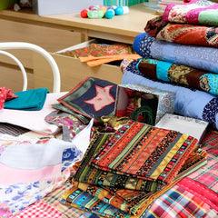 5pcs African Print Fabric Pieces Ethnic Pattern Cotton Fat Quarters