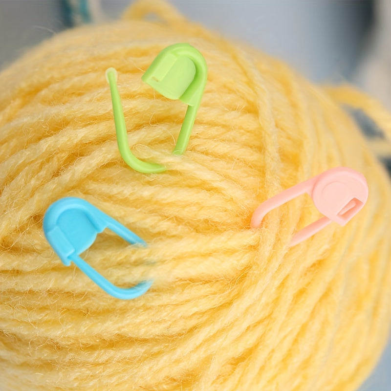 100pcs Colorful Locking Stitch Markers for Crochet Knitting DIY Craft