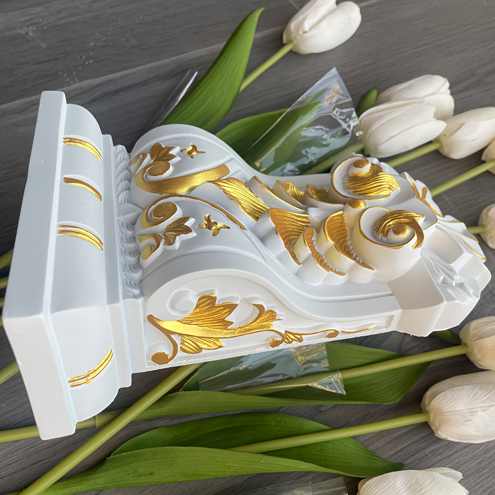 European Door Head Decoration PU Beam Joist Column Gypsum Roman Column Capital