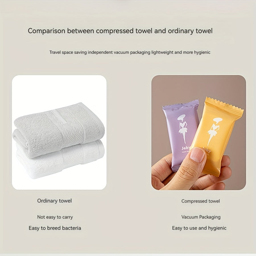 14pcs Travel Compressed Face Towel Non-woven Portable Towel