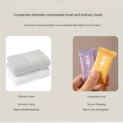 14pcs Travel Compressed Face Towel Non-woven Portable Towel