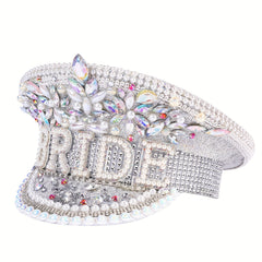 Glitter Rhinestone Bride Hat for Bachelorette Party