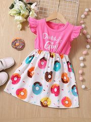 Toddler Girls Daddy's Girl Princess Dress for Party