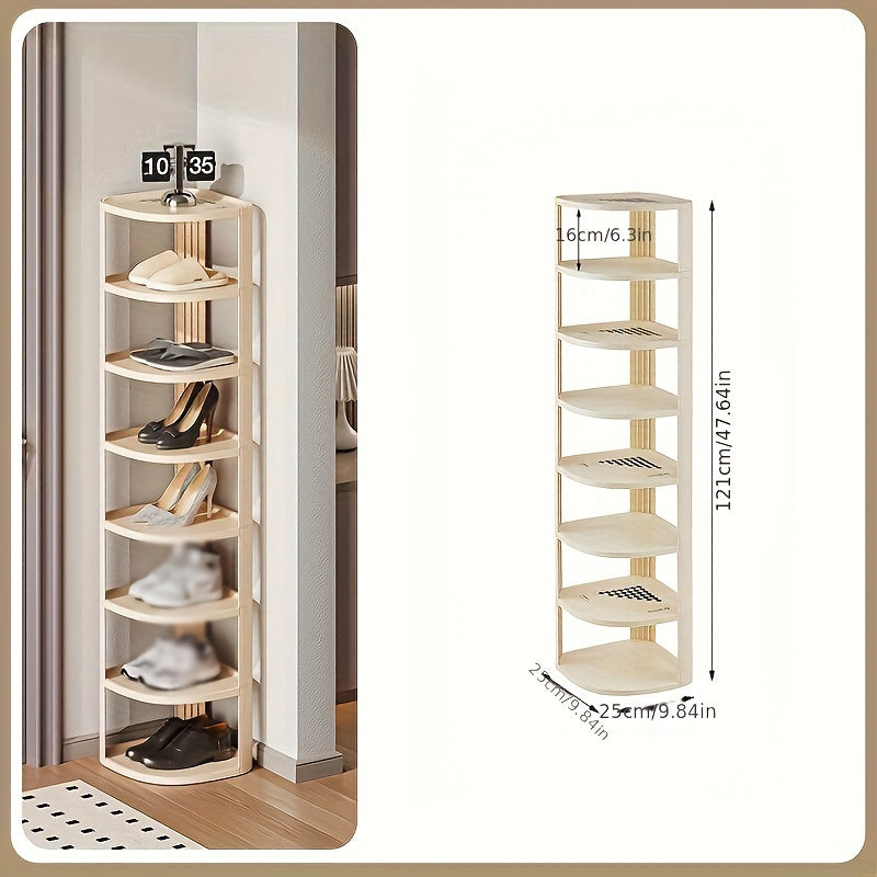 Narrow Shoe Rack Household Doorway Storage Dorm Room Organizer