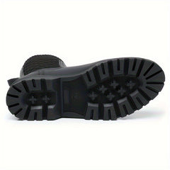 Women's Waterproof Rubber Rain Boots Medium Tube