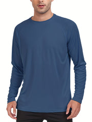 Men's UPF50 Sun Protection T-shirt Quick Dry Long Sleeves