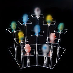 Acrylic Mini Toy Display Rack Perfume Doll Jewelry Stand