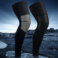 Breathable Elastic Basketball Knee Pad Brace Sleeve For Men and Women
