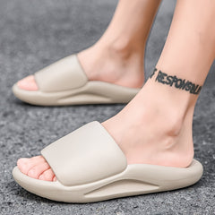 Men's Cloud Slides Lightweight Comfort Slippers Open Toe Anti Skid Sandals
