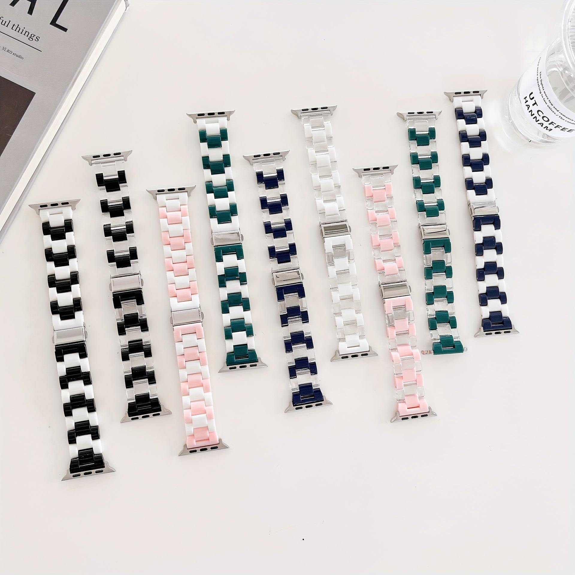 Colorful Resin Strap for Smart Watch 49mm 45mm 44mm 42mm 41mm 40mm 3