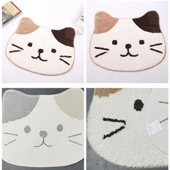 Cat Floor Mat Non-slip Absorbent Quick Drying Foot Mat Bathroom Mat