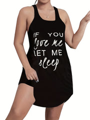 Comfortable Crew Neck Lounge Dress for Women