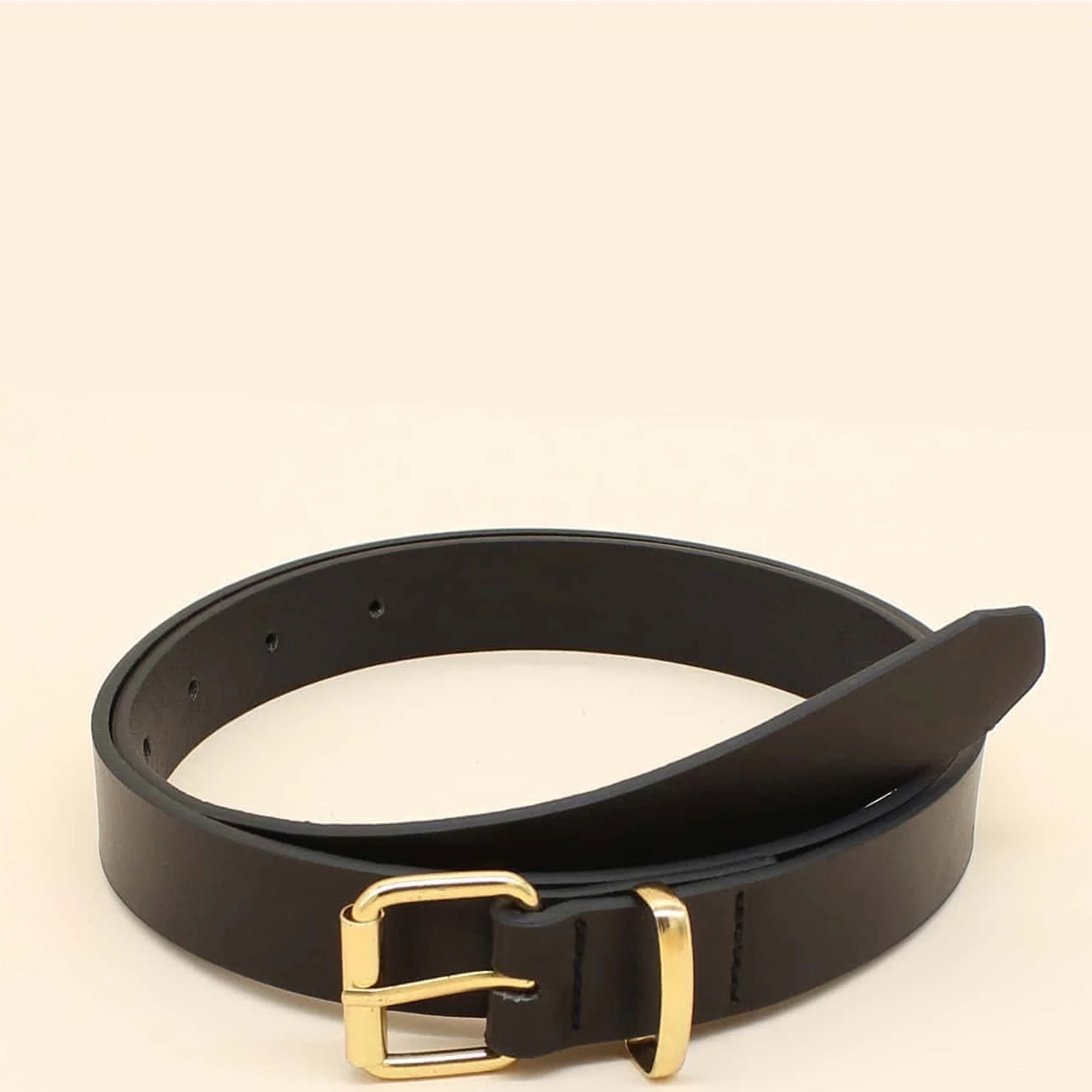 Skinny Buckle Belt Leather PU Casual Weekend Commute