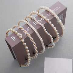 Faux Pearl Head Hoop Wedding Hair Accessories Bridal Headband