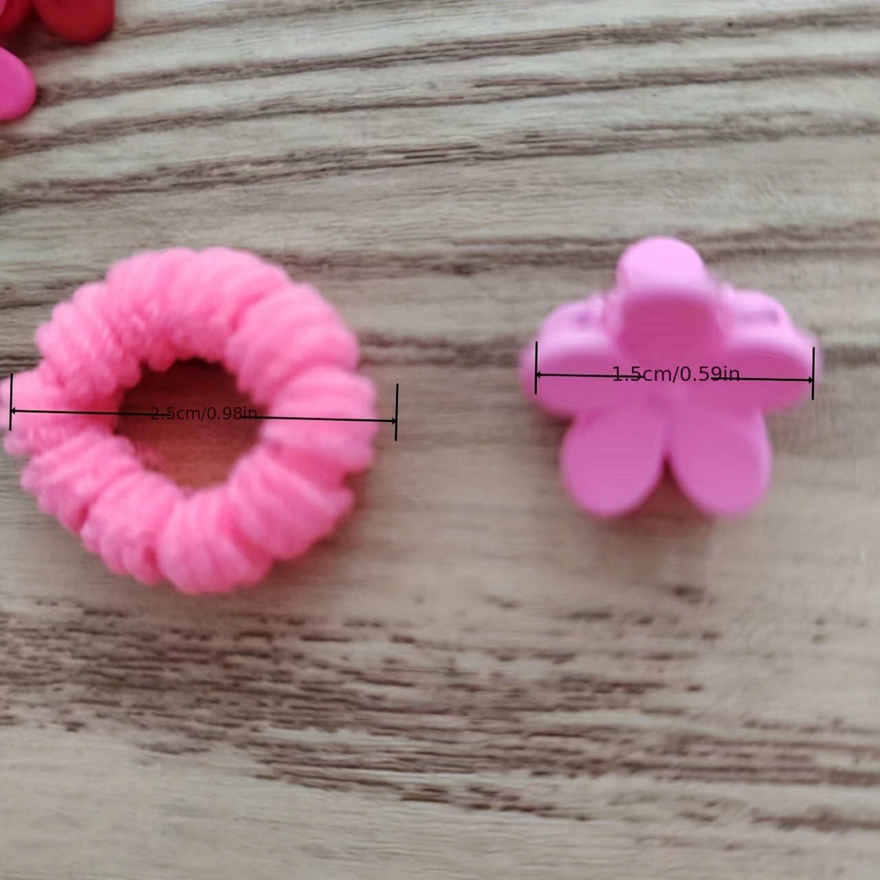 300pc Random Hair Tie Bands Ponytail Holders Scrunchies for Girls Kids