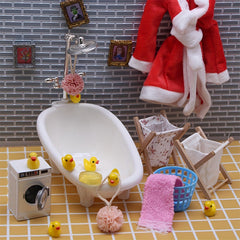 Dollhouse Toy Roller Laundry Machine Realistic Model