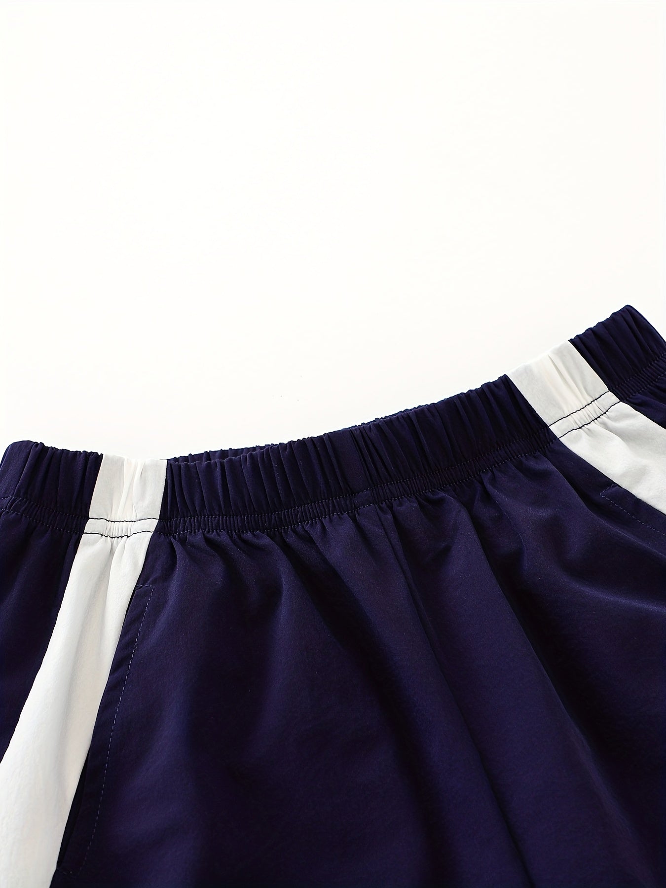Boys Stripe Letter Print Quick-drying Casual Shorts