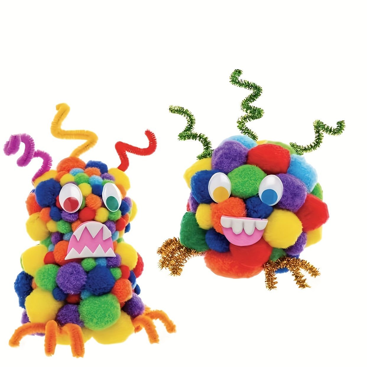 450pcs DIY Twisting Sticks Fur Balls Educational Toys