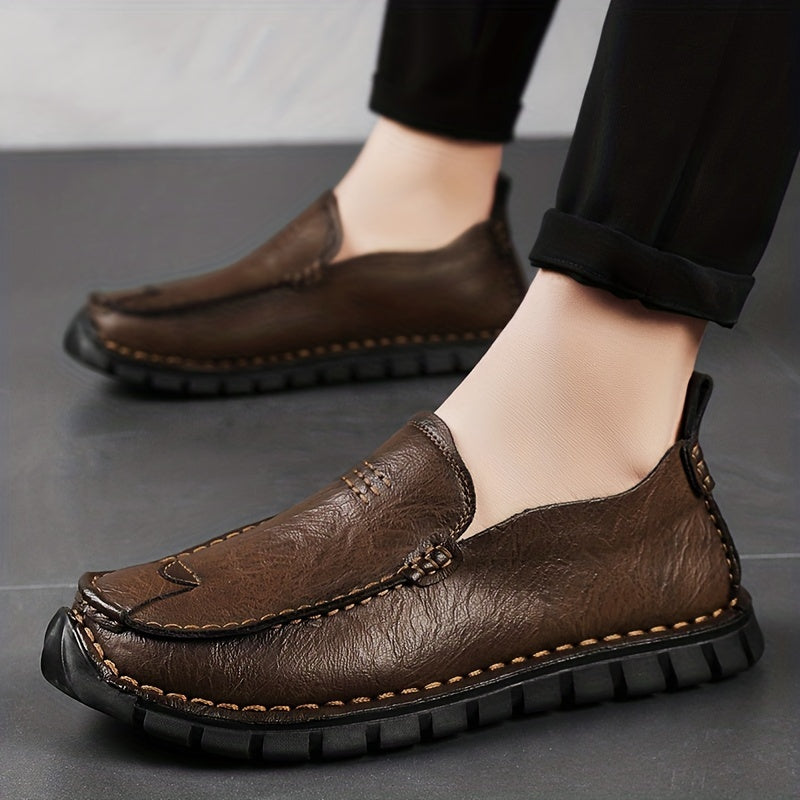 Men's Slip On Oxford Shoes Formal Lightweight Dress Shoes